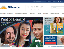 Tablet Screenshot of bibles.com